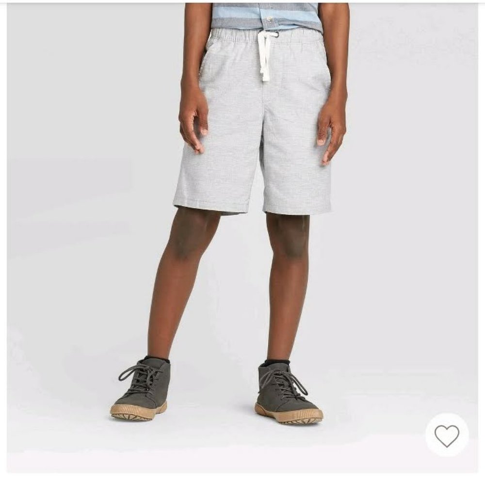 Boys' Pull-On Shorts- S 6/7 Gray